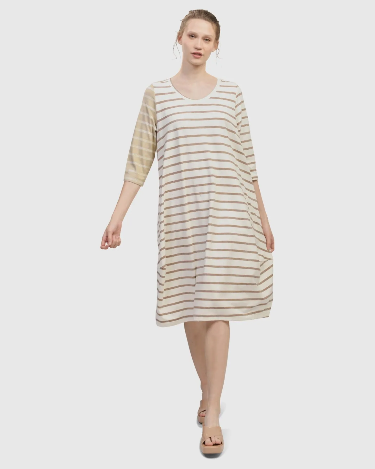 Women Alembika Oasis Caftan Dress, Cream