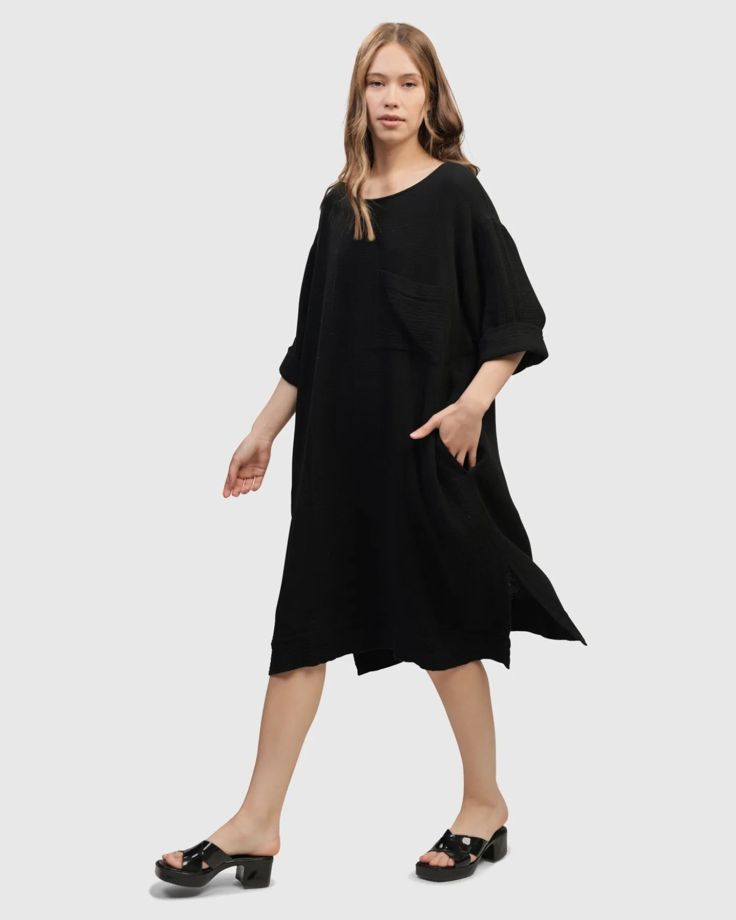 Women Alembika Oasis T-Shirt Dress, Black