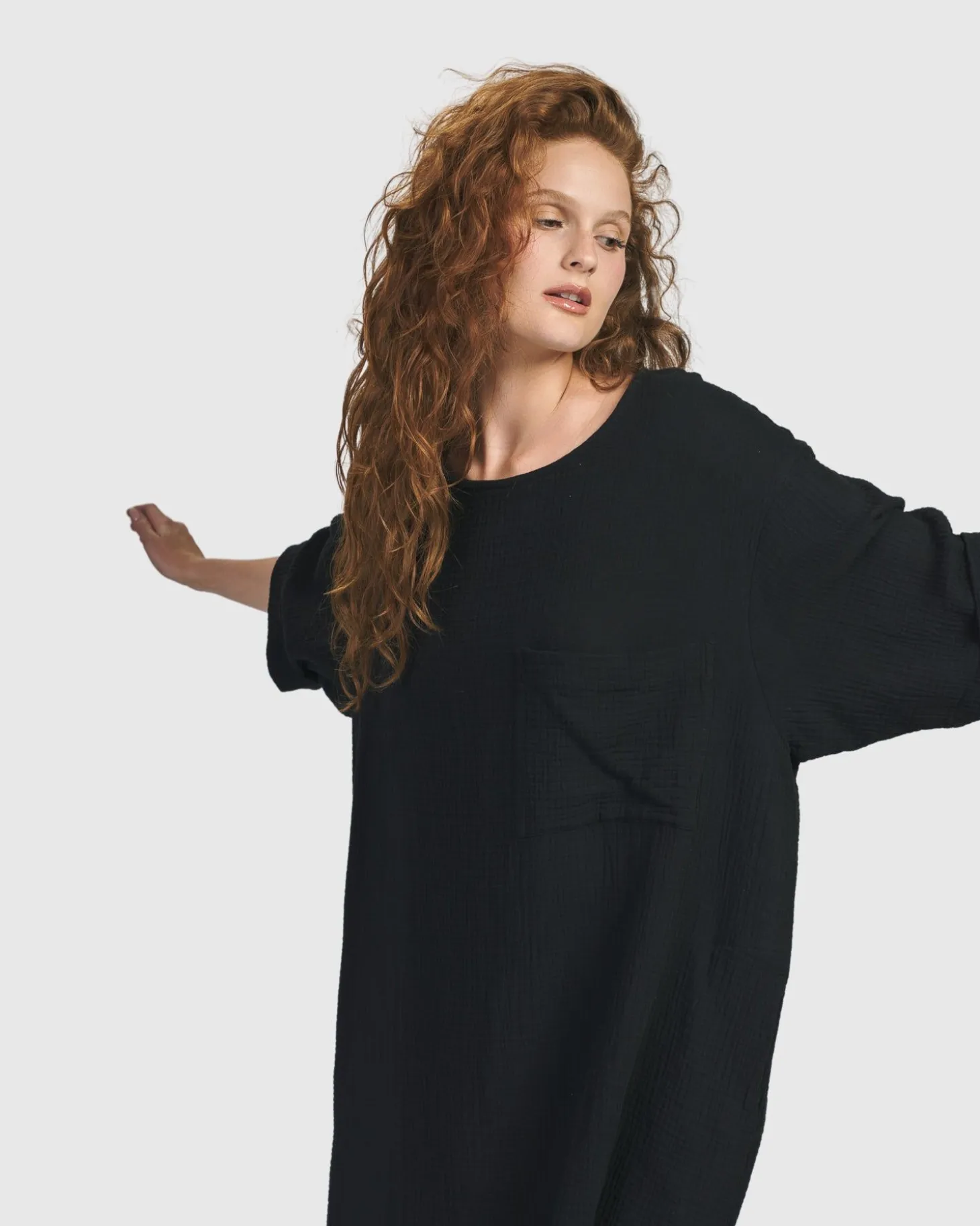Women Alembika Oasis T-Shirt Dress, Black