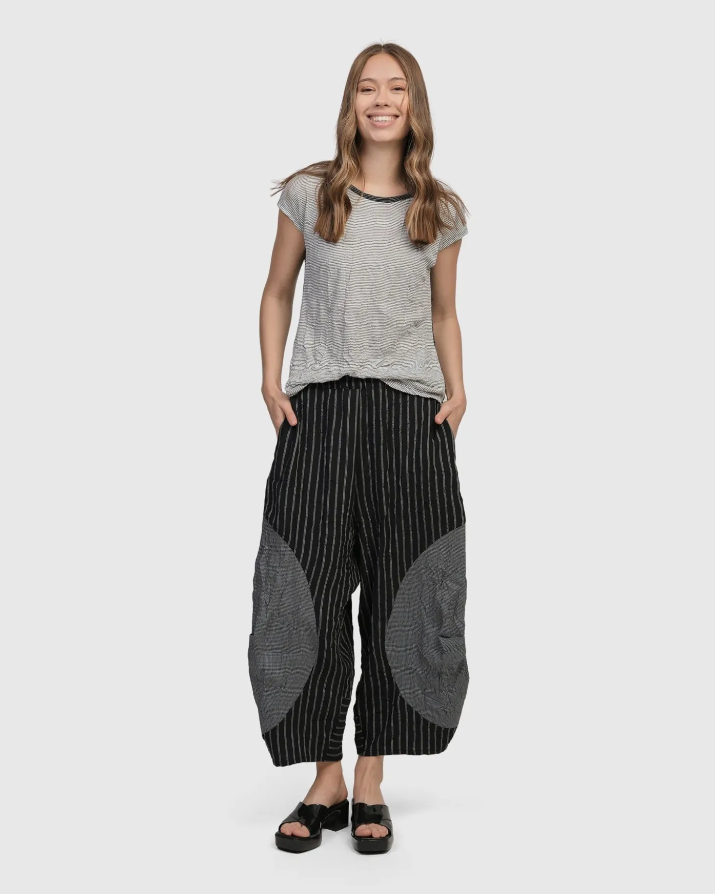 Women Alembika Olympus Pants, Stripes