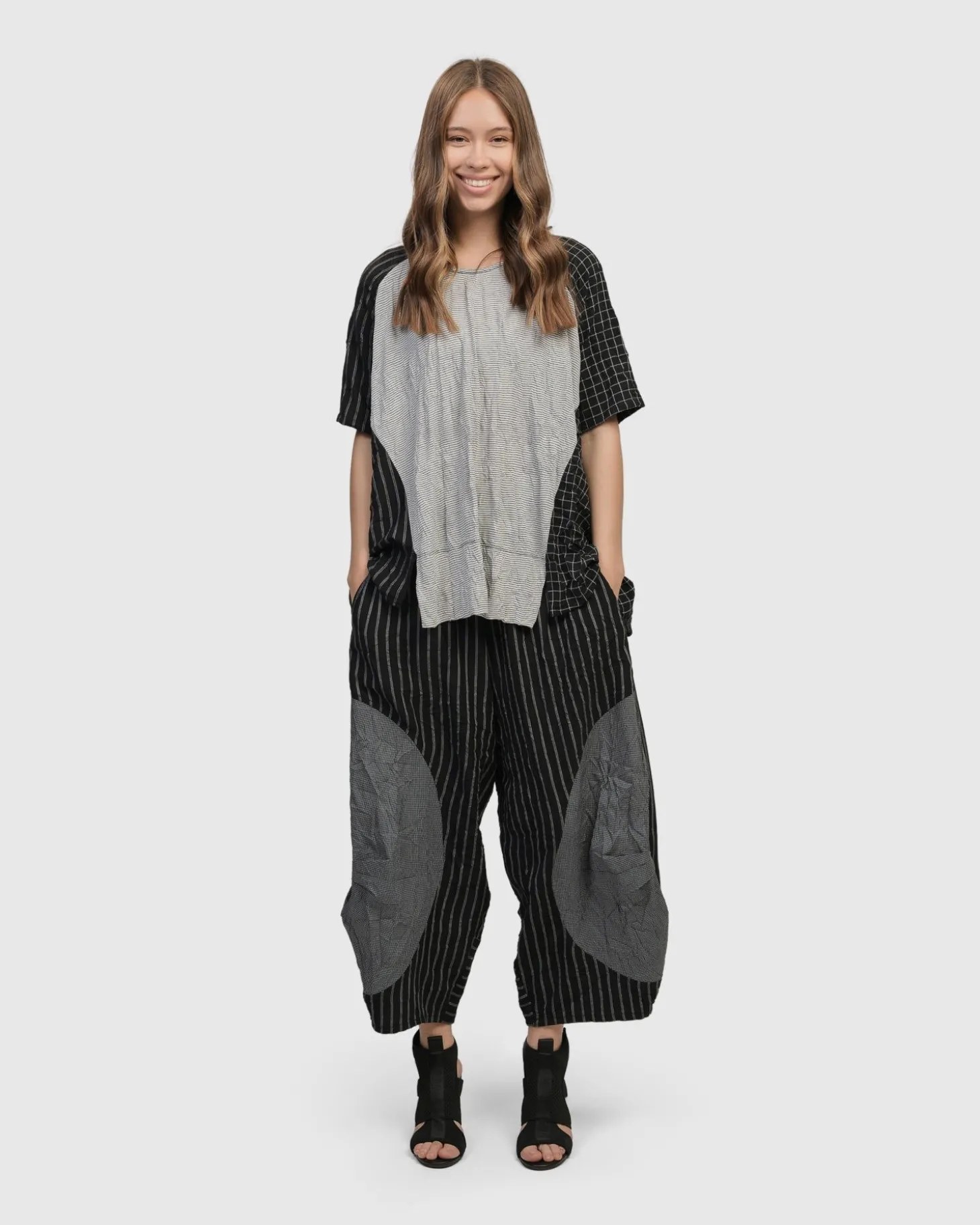 Women Alembika Olympus Pants, Stripes
