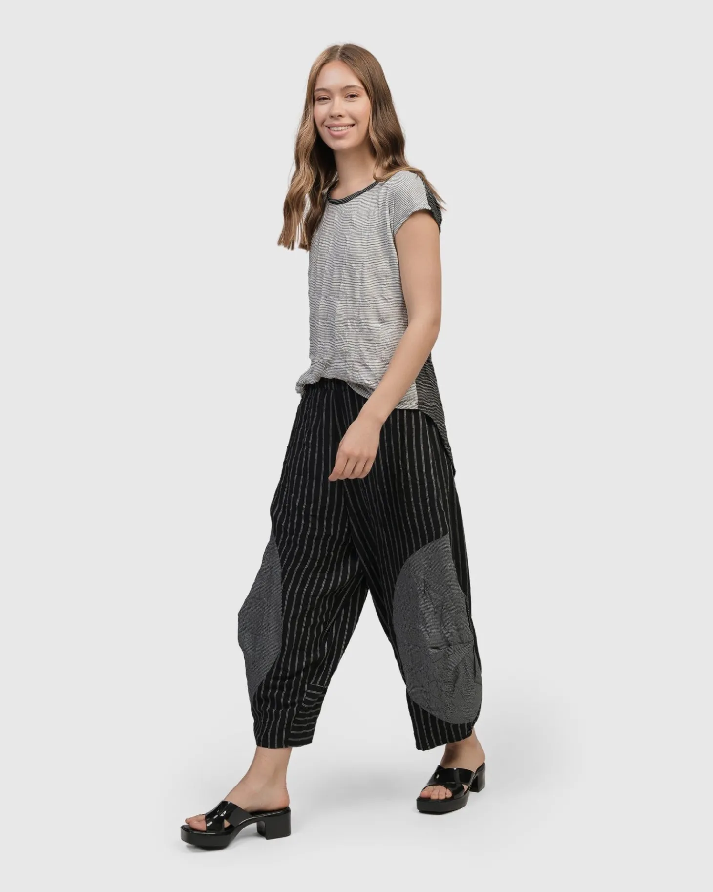 Women Alembika Olympus Pants, Stripes