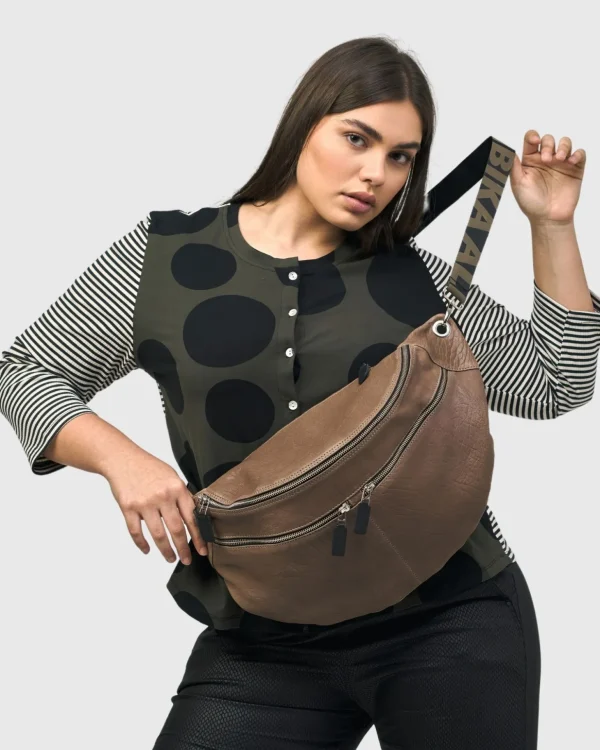 Women Alembika On-The-Go Large Sling Bag, Wood