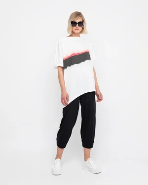 Women Alembika Ozai N Ku Asymmetrical Tee, Horizon
