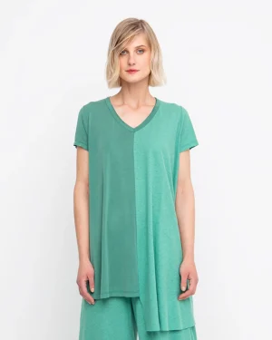 Women Alembika Ozai N Ku Asymmetrical Tunic Top, Green