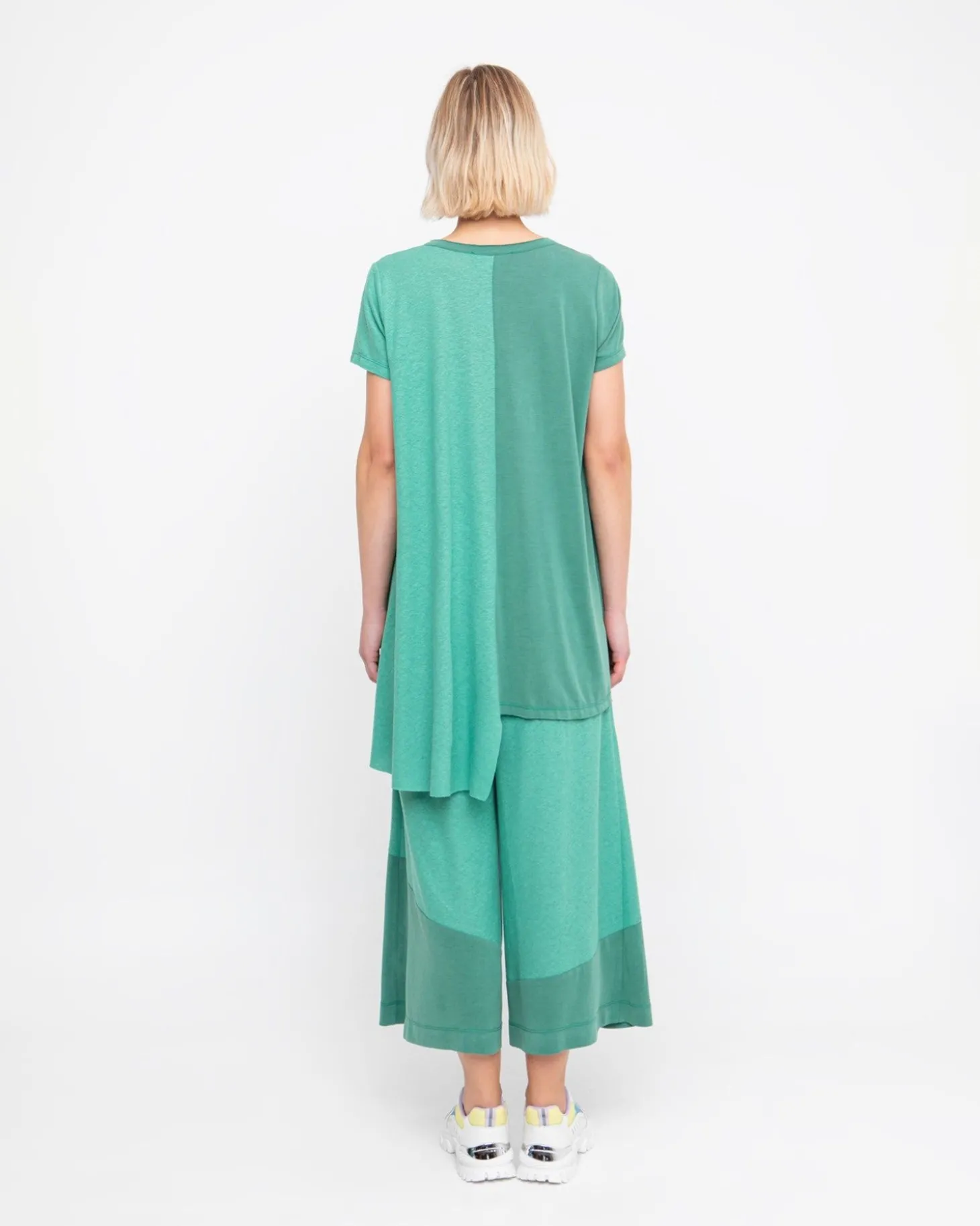 Women Alembika Ozai N Ku Asymmetrical Tunic Top, Green