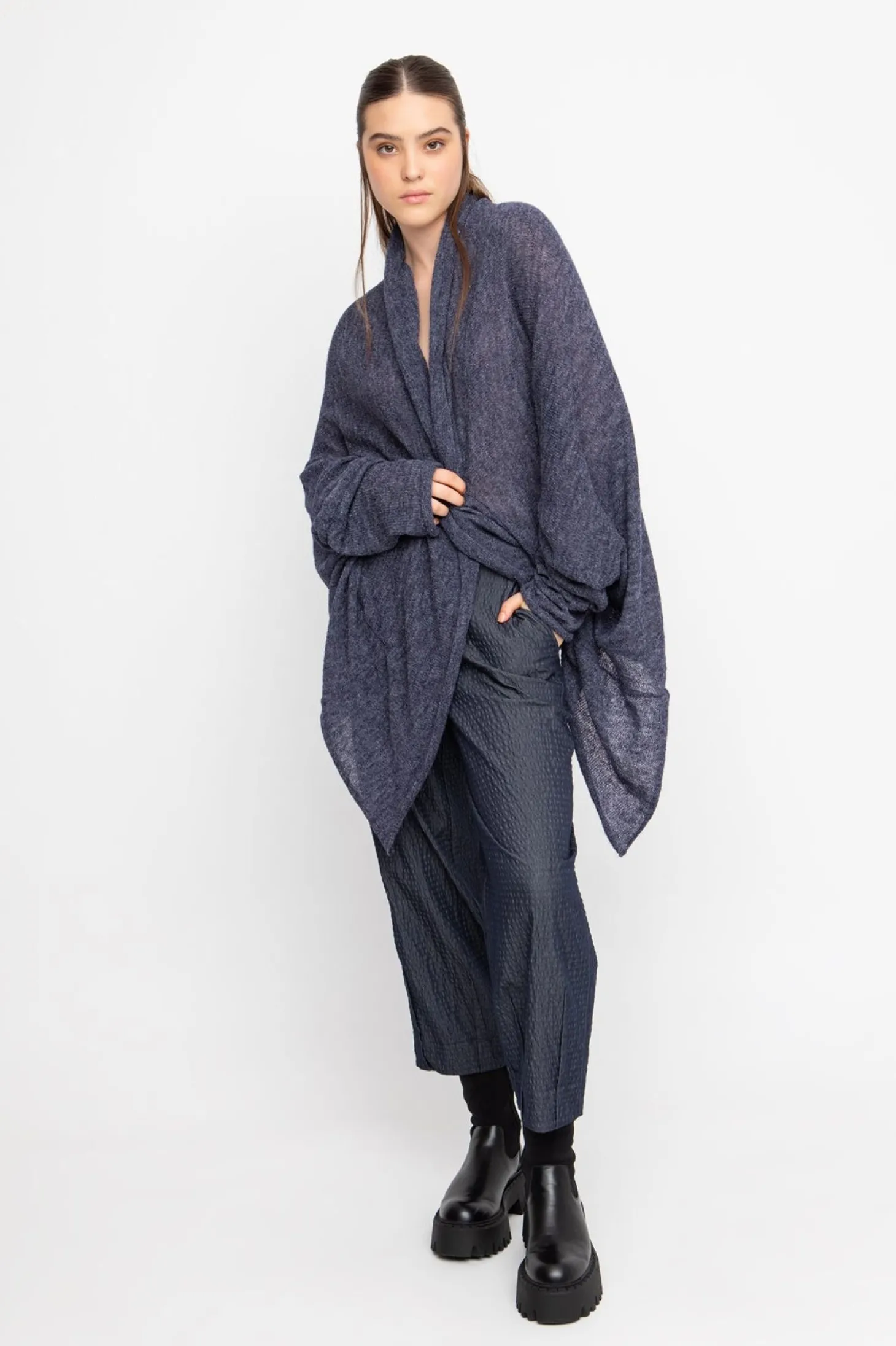 Women Alembika Ozai N Ku Bowie Textured Pants, Denim