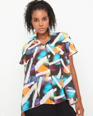 Women Alembika Ozai N Ku Colorpop Blouse, Fireworks