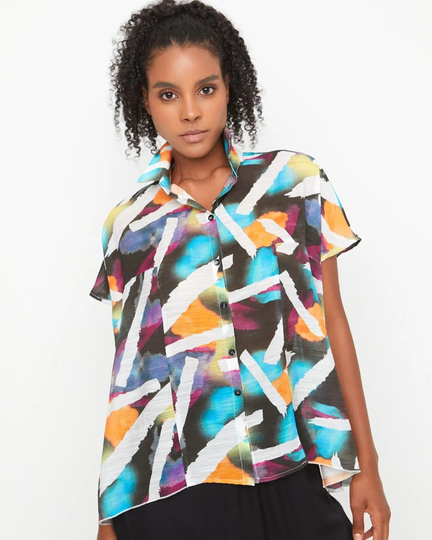 Women Alembika Ozai N Ku Colorpop Blouse, Fireworks