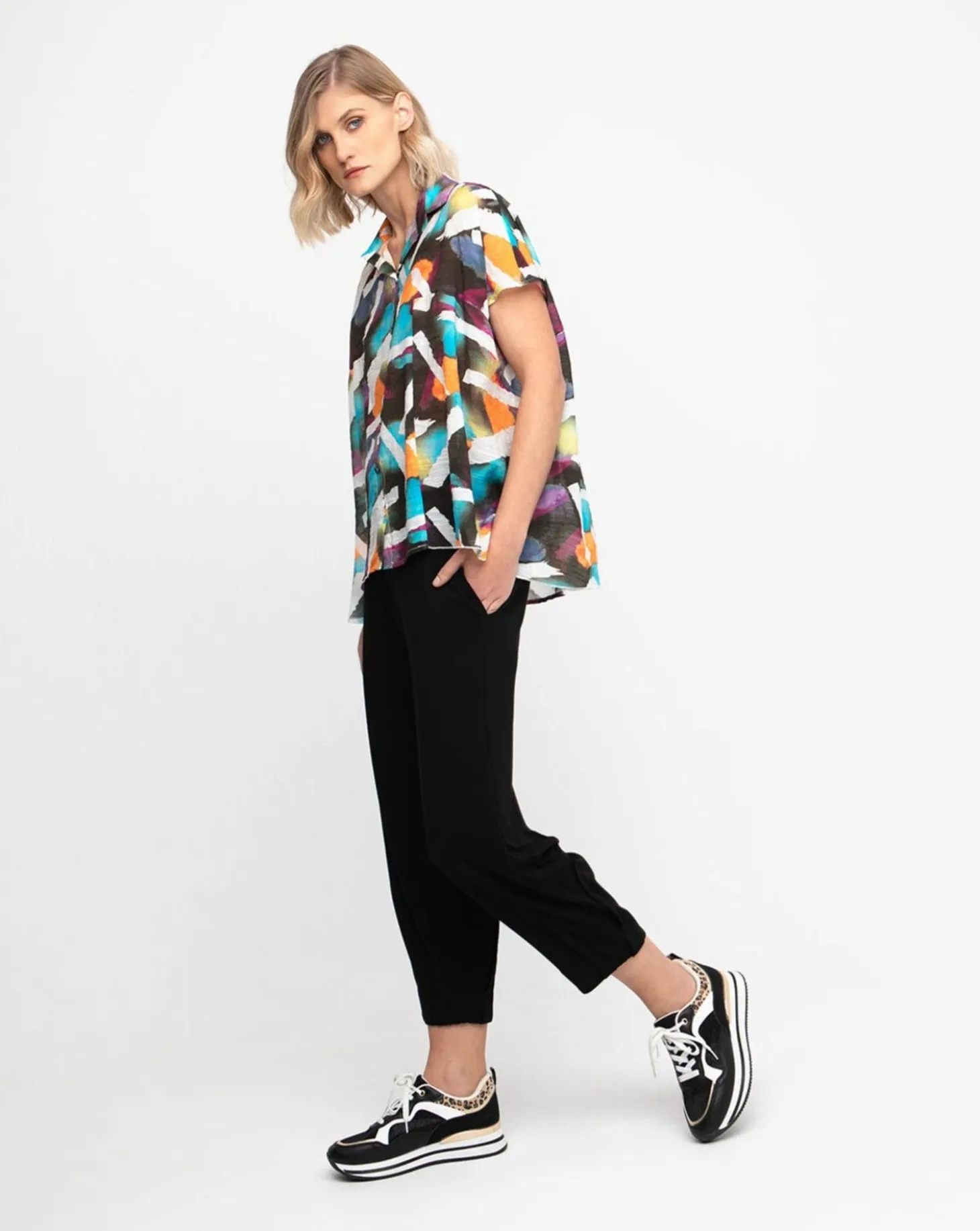 Women Alembika Ozai N Ku Colorpop Blouse, Fireworks