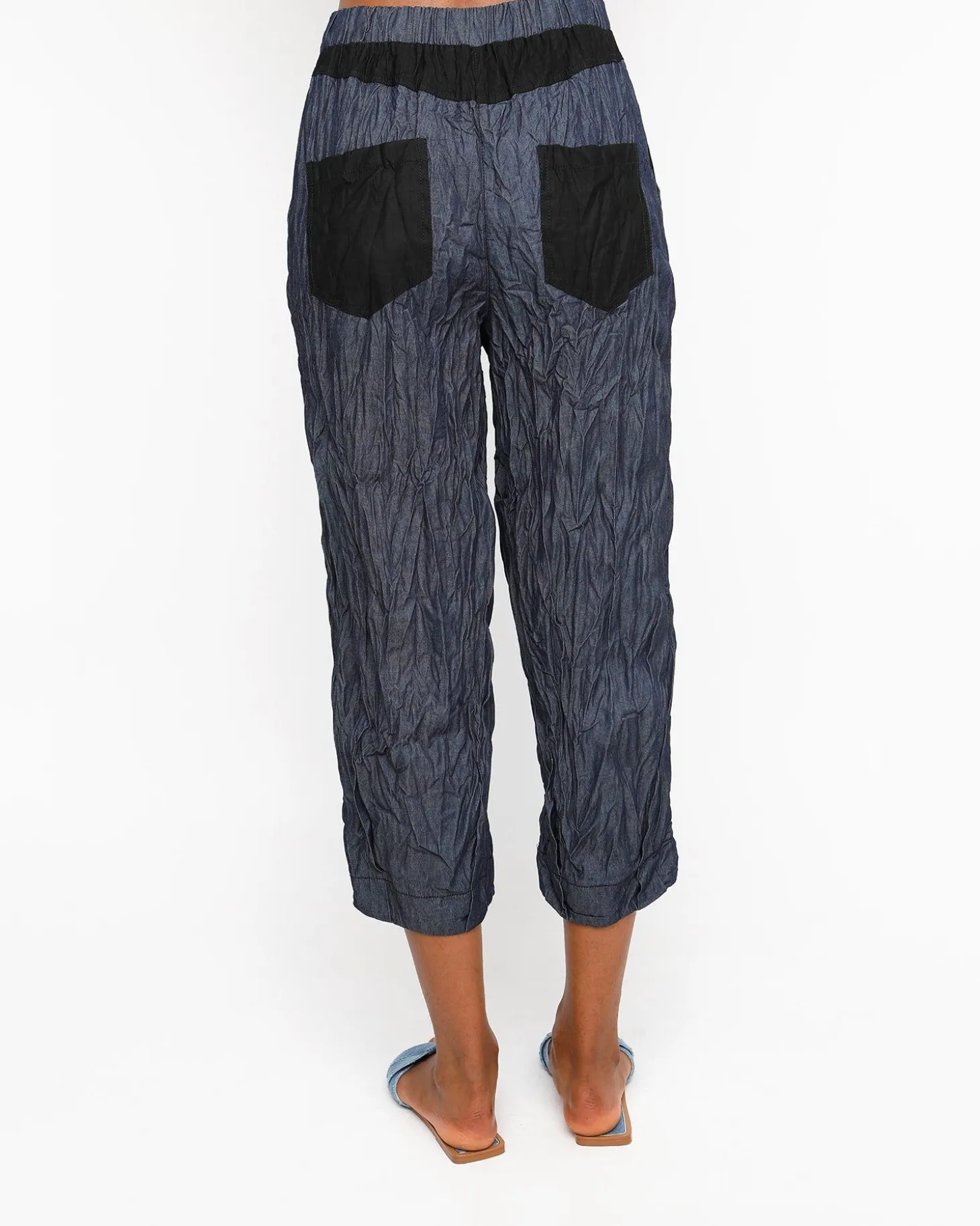 Women Alembika Ozai N Ku Corfu Barrel Leg Pants, Denim