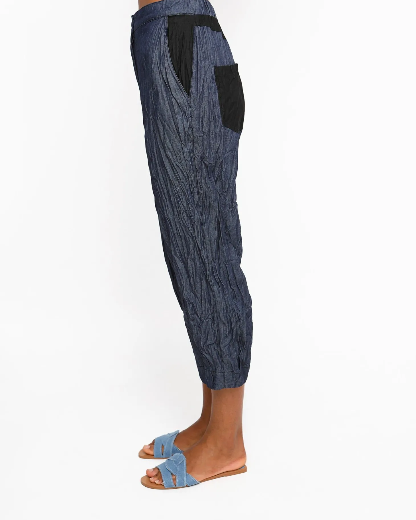 Women Alembika Ozai N Ku Corfu Barrel Leg Pants, Denim
