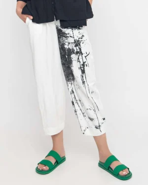 Women Alembika Ozai N Ku Crinkle Art House Pants, Black