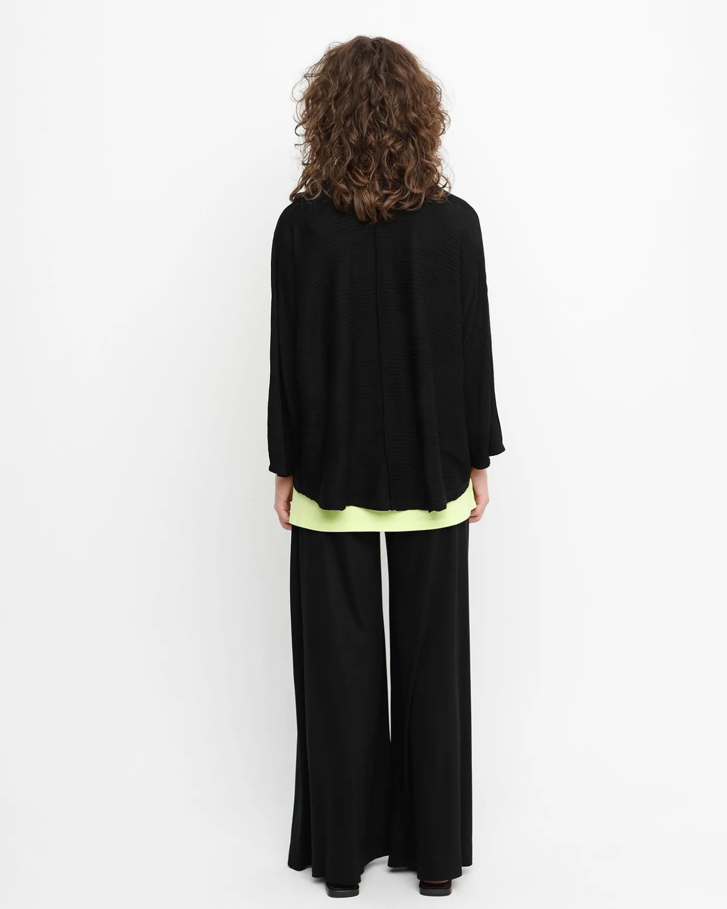 Women Alembika Ozai N Ku Drape Neck Cardigan, Black