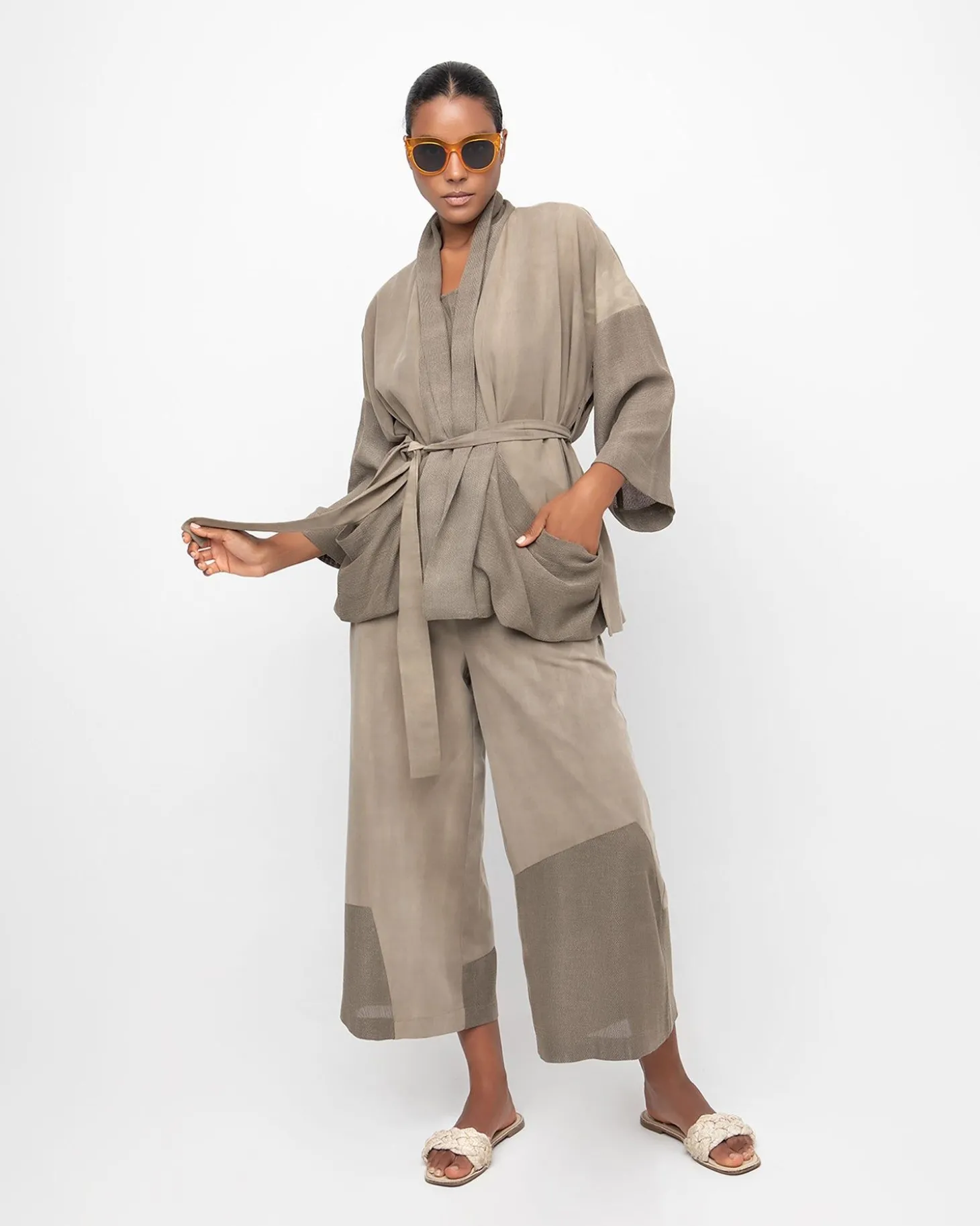 Women Alembika Ozai N Ku Dune Waist Jacket, Sahara