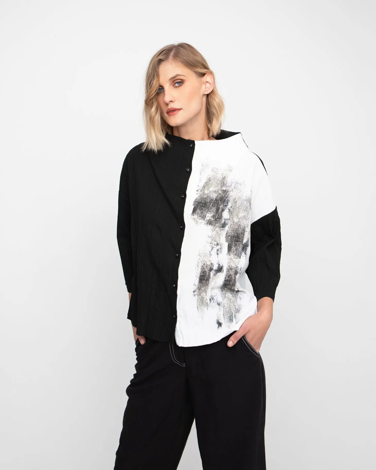 Women Alembika Ozai N Ku Duo Funnel Top, Black