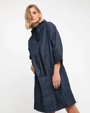 Women Alembika Ozai N Ku Funnel Dress, Denim
