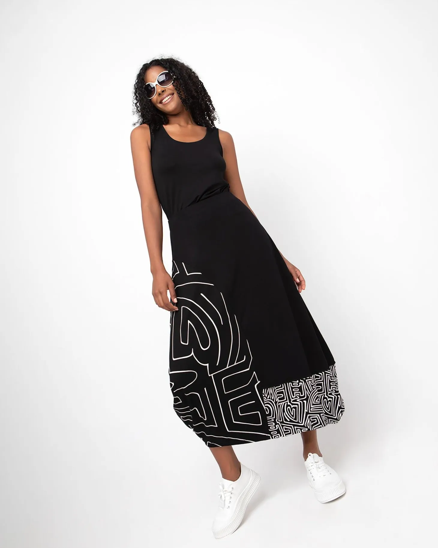 Women Alembika Ozai N Ku Haring Midi Skirt, Mitos