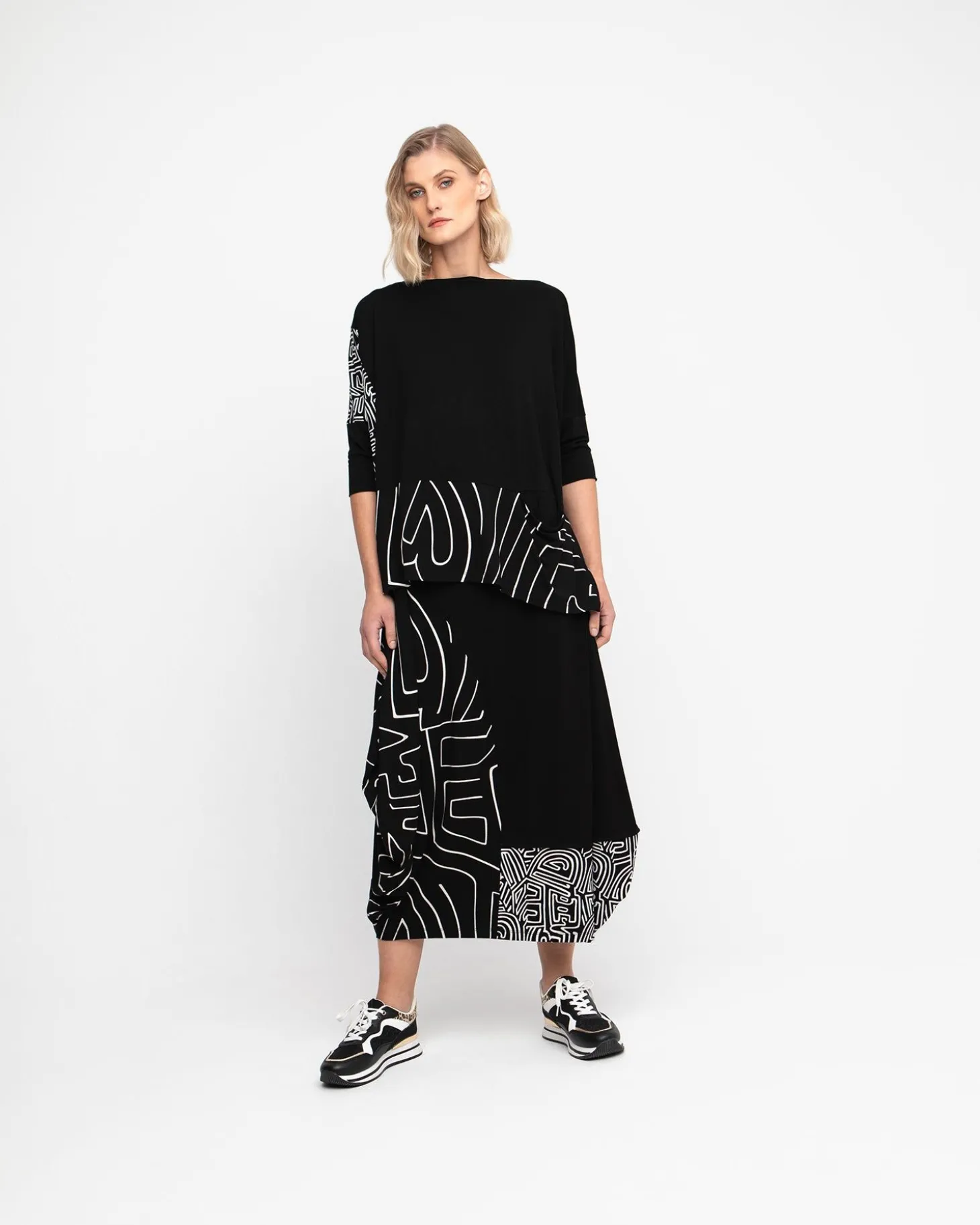 Women Alembika Ozai N Ku Haring Midi Skirt, Mitos