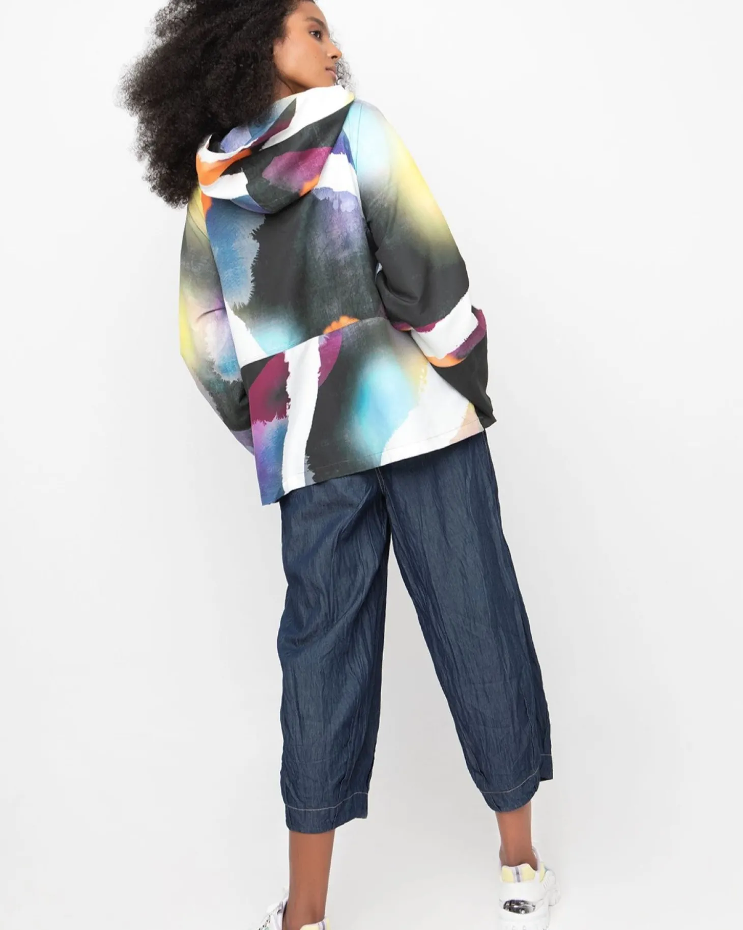 Women Alembika Ozai N Ku Jogger Jacket, Fireworks