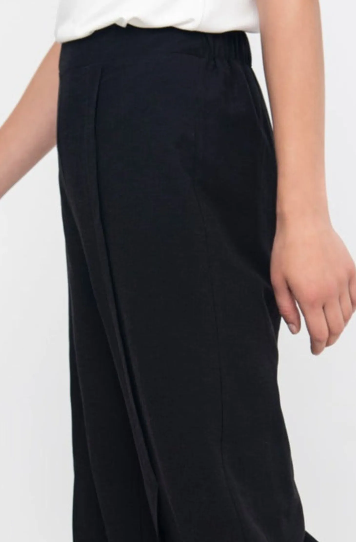 Women Alembika Ozai N Ku Must-Have Slit-Front Flare Pants, Black