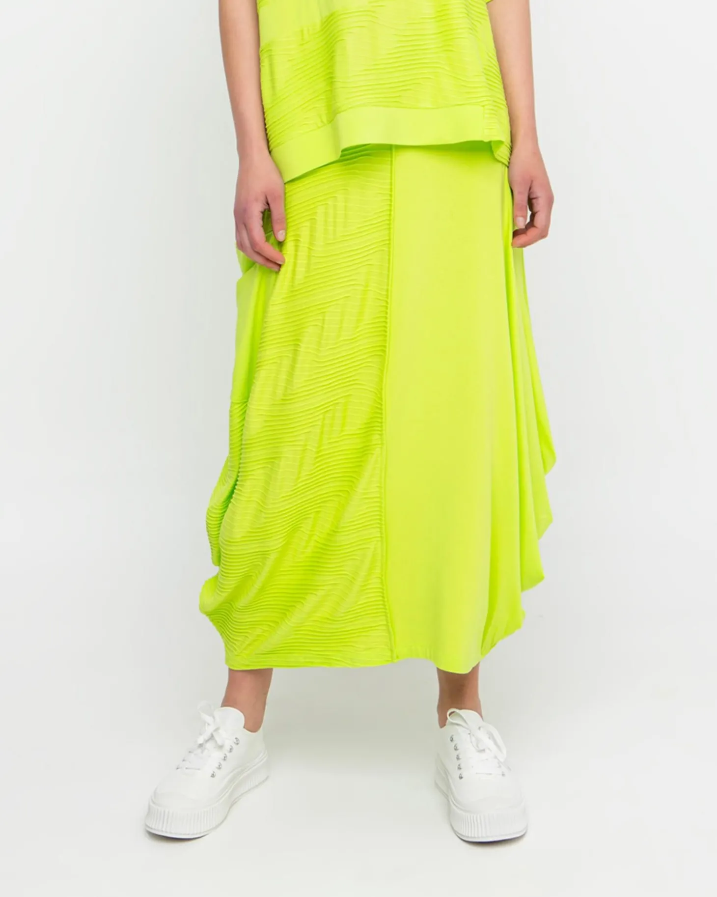 Women Alembika Ozai N Ku Racquet Skirt, Lime