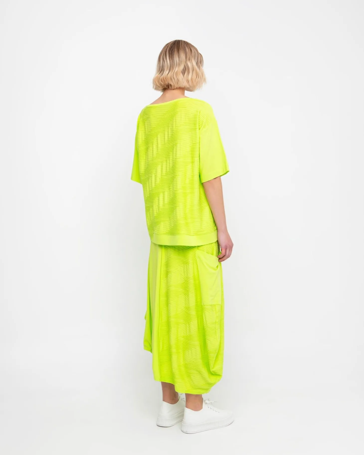 Women Alembika Ozai N Ku Racquet Skirt, Lime