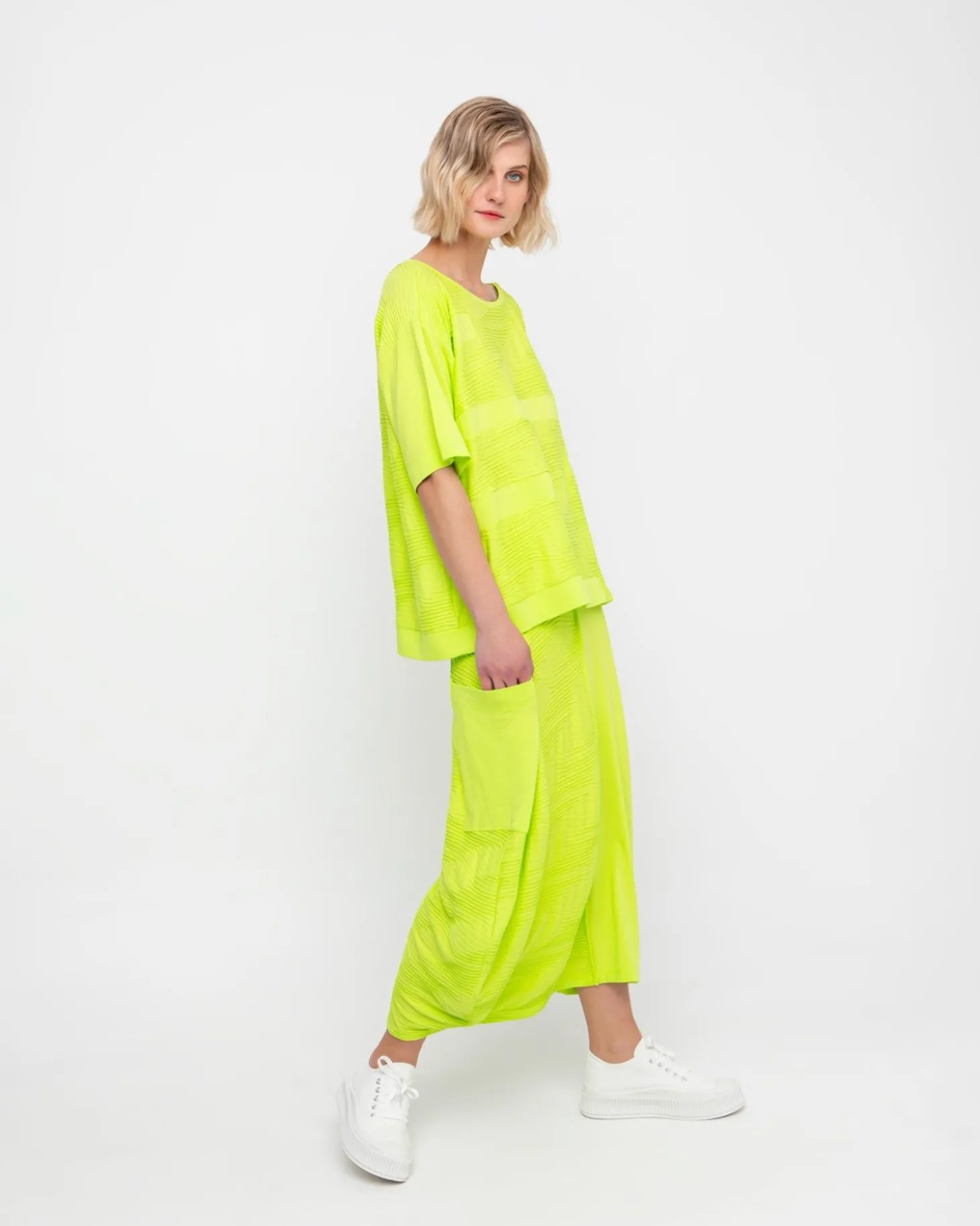 Women Alembika Ozai N Ku Racquet Skirt, Lime