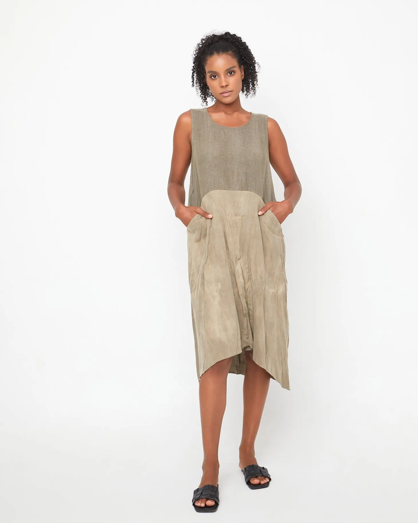 Women Alembika Ozai N Ku Sandstone Dress, Sahara