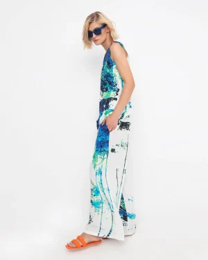 Women Alembika Ozai N Ku Splash Palazzo Pant, Abstract