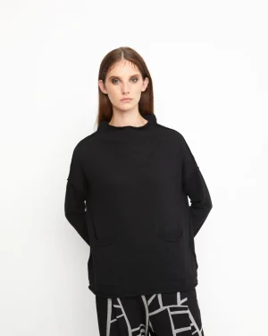 Women Alembika Ozai N Ku Techie Sweater Top, Black