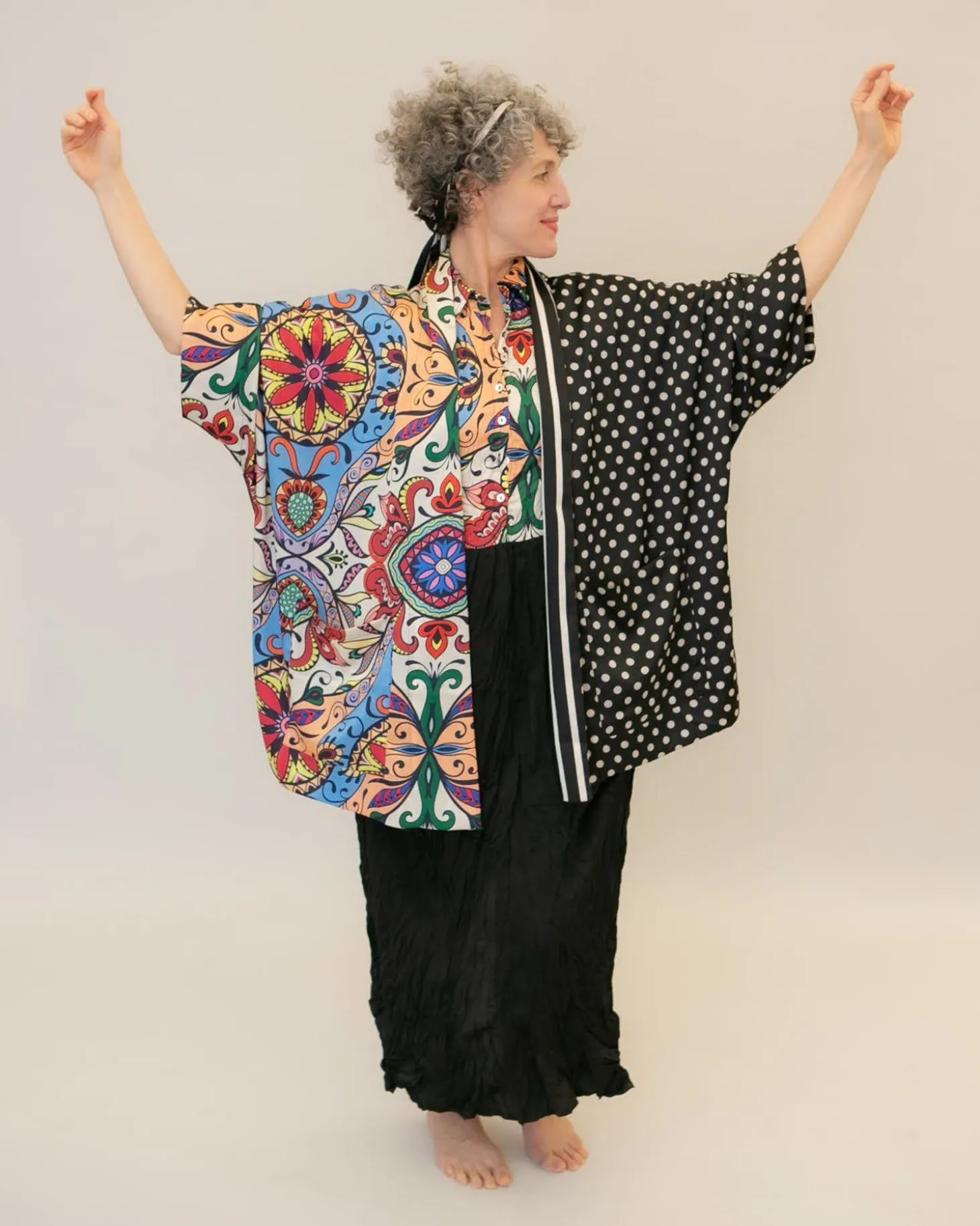 Women Alembika Paisley Bib Crinkle Maxi Dress, Multi