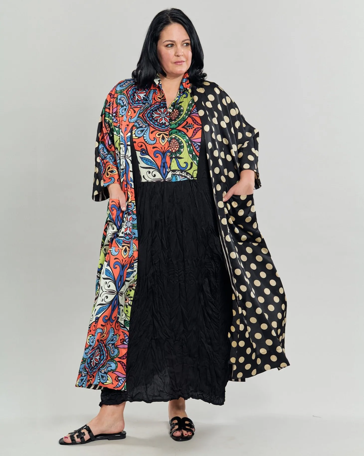 Women Alembika Paisley Bib Crinkle Maxi Dress, Multip