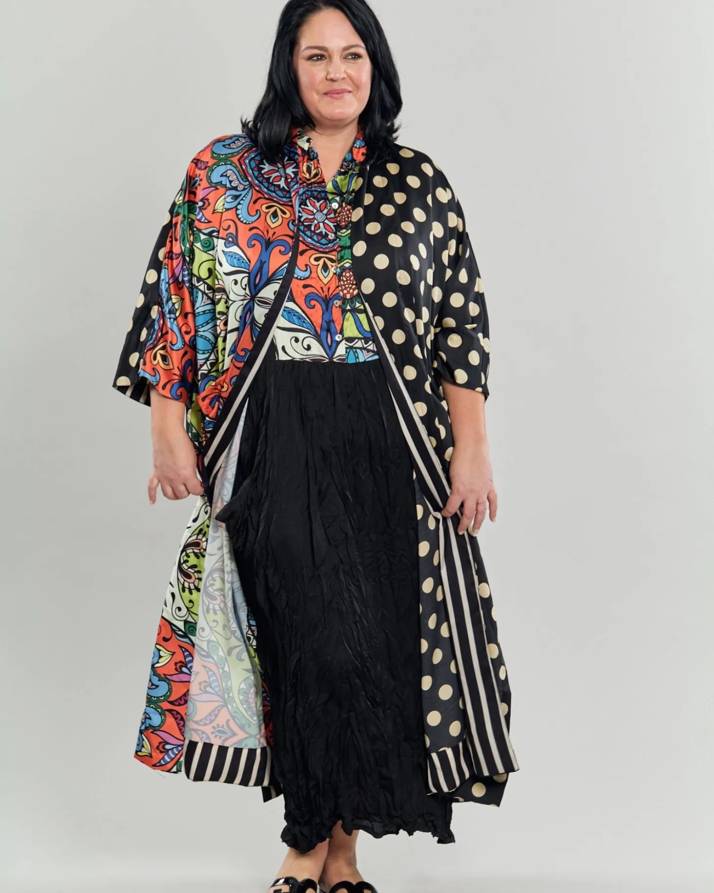 Women Alembika Paisley Bib Crinkle Maxi Dress, Multip