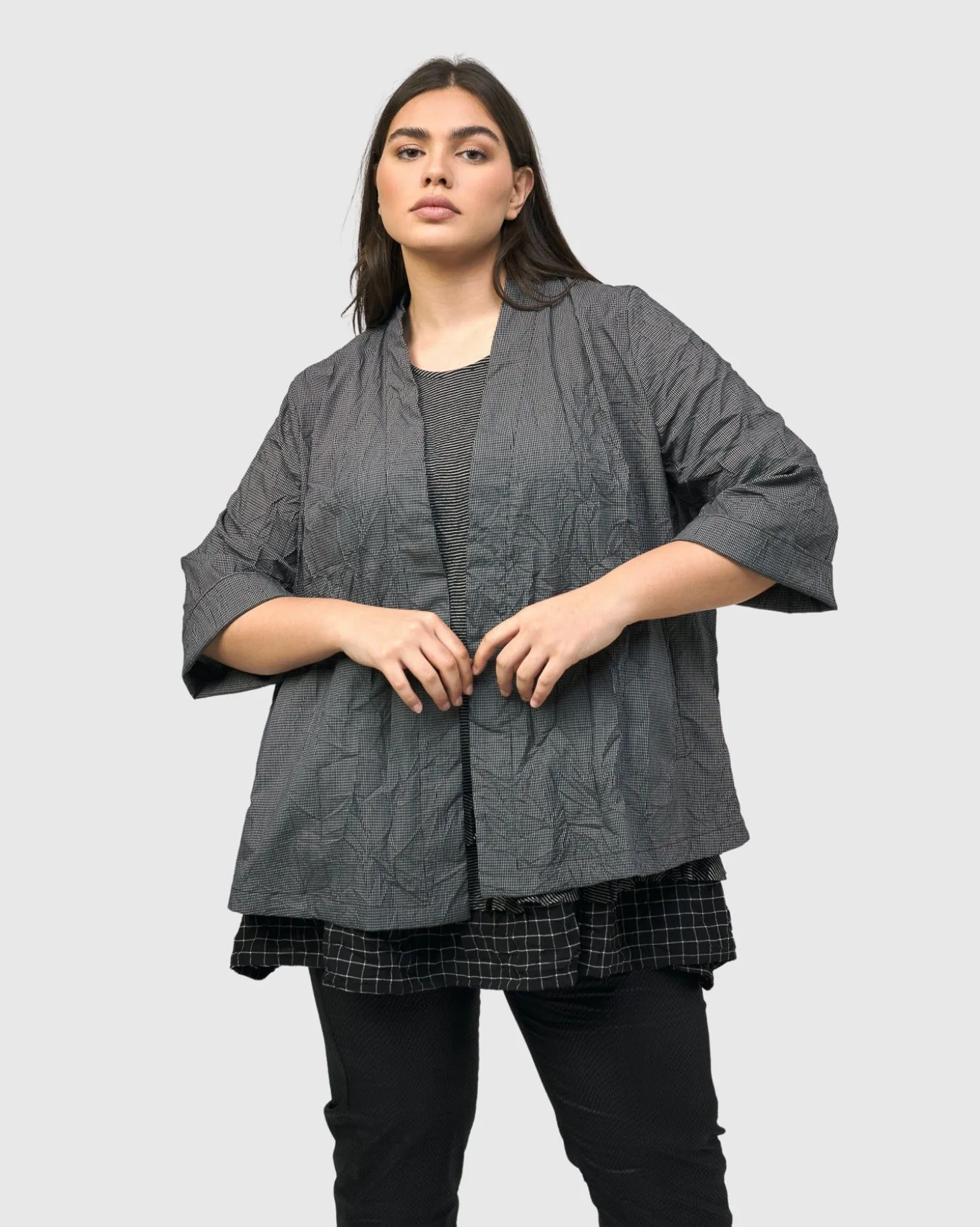 Women Alembika Pandora Woven Jacket, Net