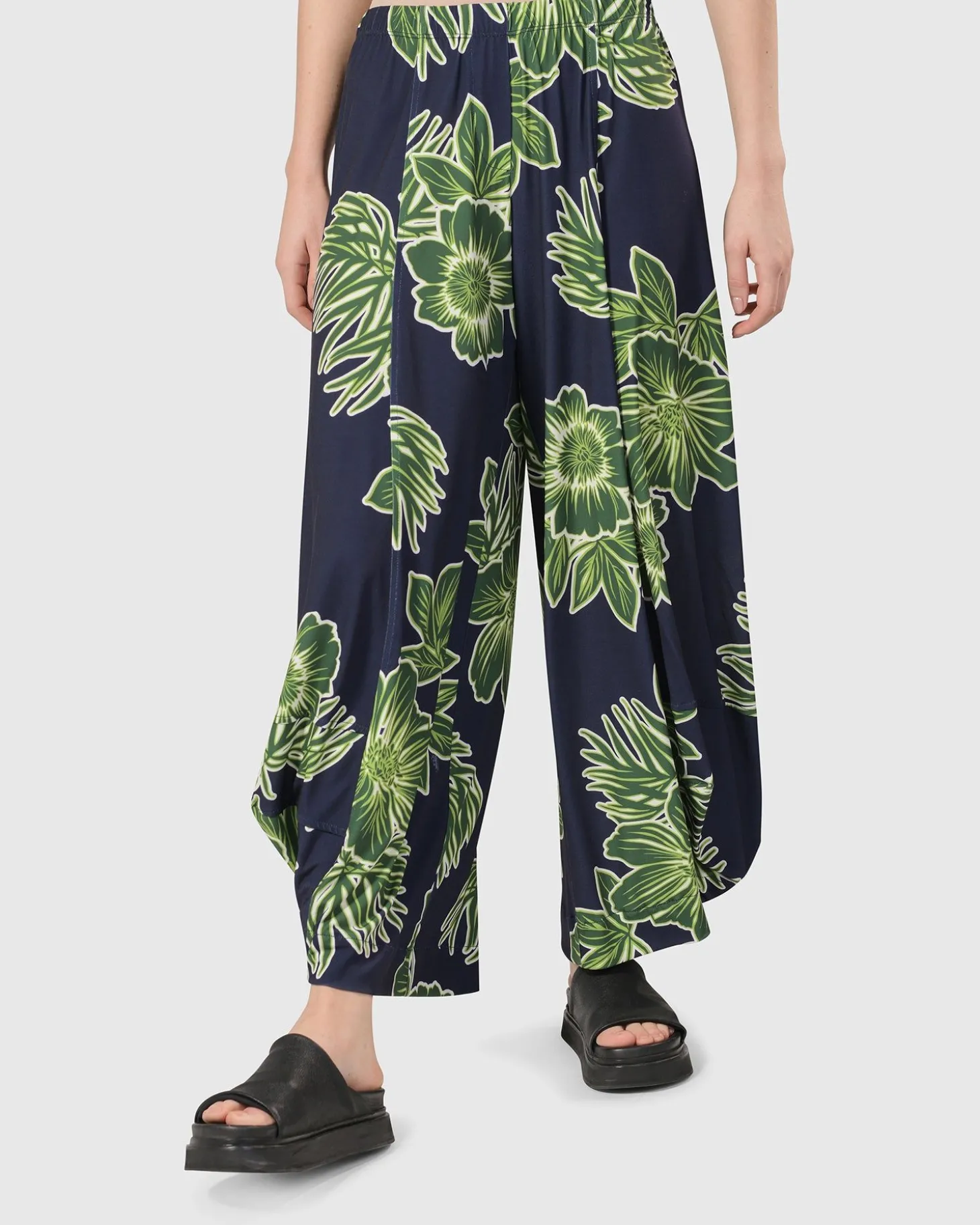 Women Alembika Paradise Punto Pants, Royal/Green