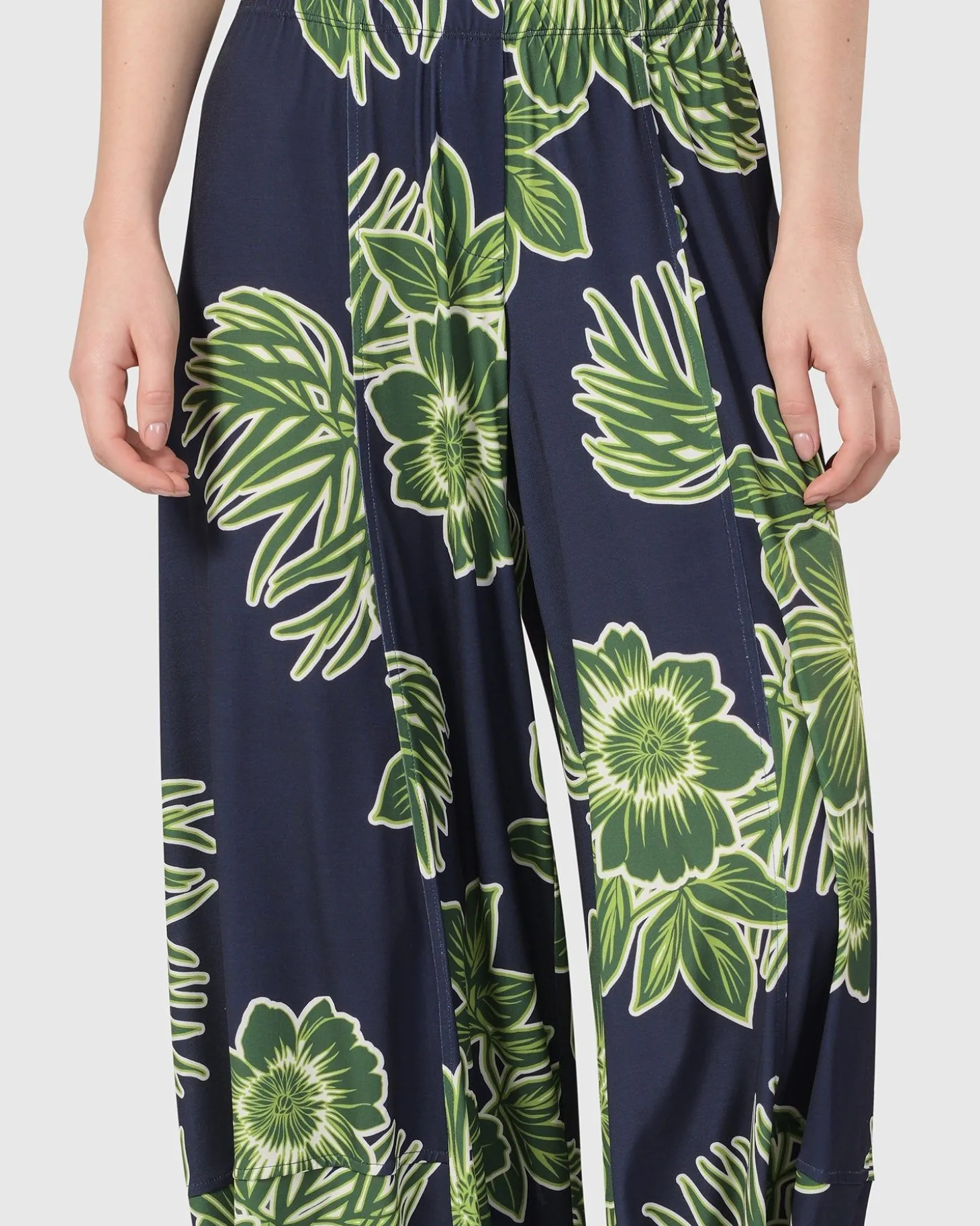 Women Alembika Paradise Punto Pants, Royal/Green