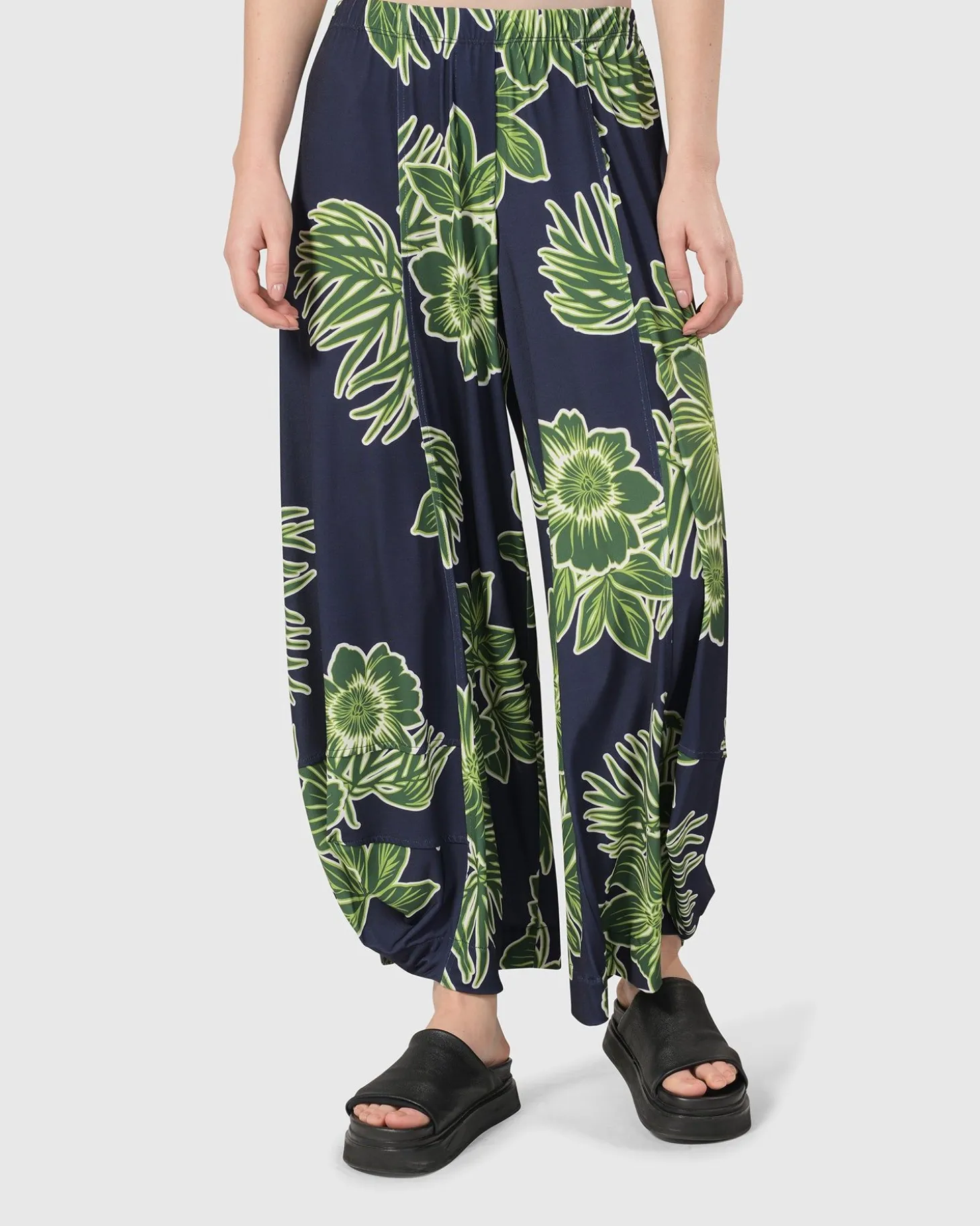 Women Alembika Paradise Punto Pants, Royal/Green