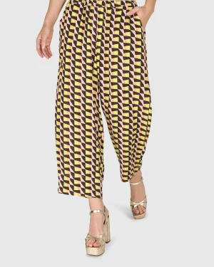 Women Alembika Penrose Pants, Geometric