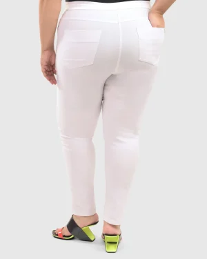 Women Alembika Perfect Skinny Jeans, White