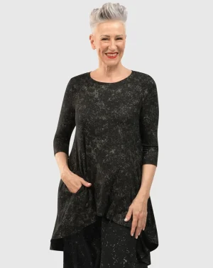 Women Alembika Perfect Swing Tunic Top, Galaxy