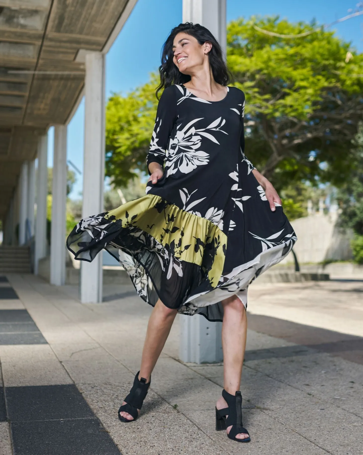 Women Alembika Peroni Day Dress, Floral