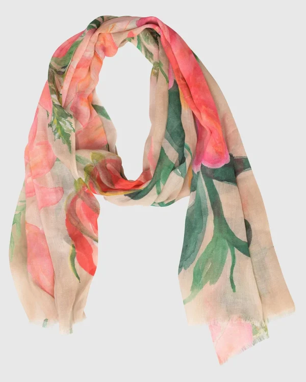 Women Alembika Primavera Scarf, Peony