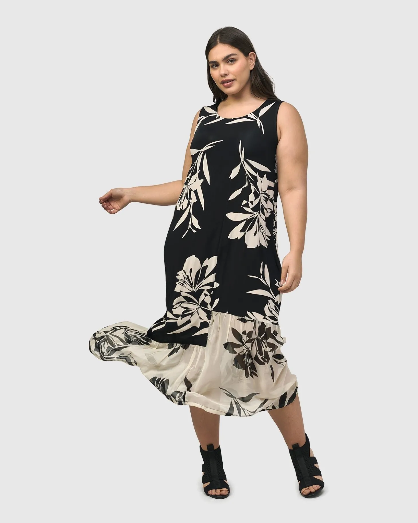 Women Alembika Prosecco Sleeveless Tunic Dress, Floral