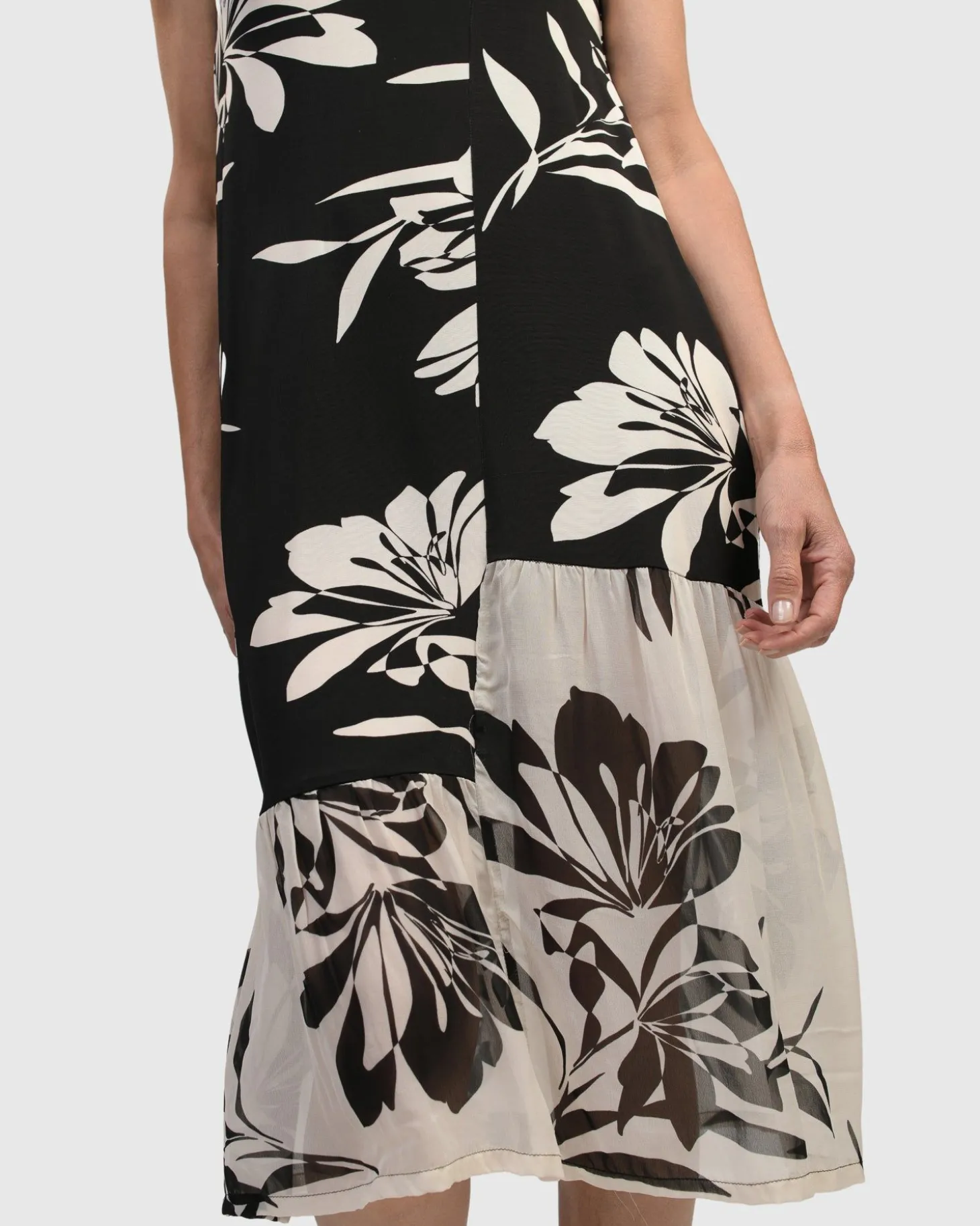 Women Alembika Prosecco Sleeveless Tunic Dress, Floral
