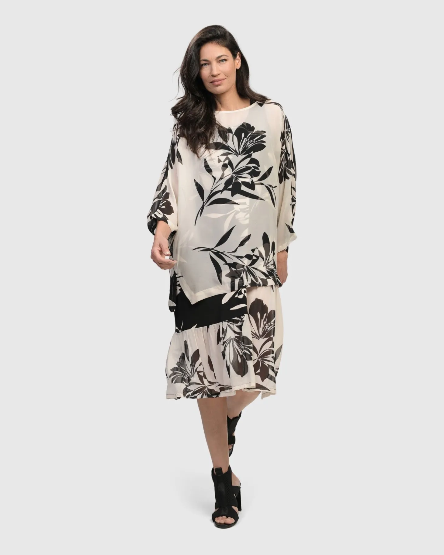 Women Alembika Prosecco Sleeveless Tunic Dress, Floral