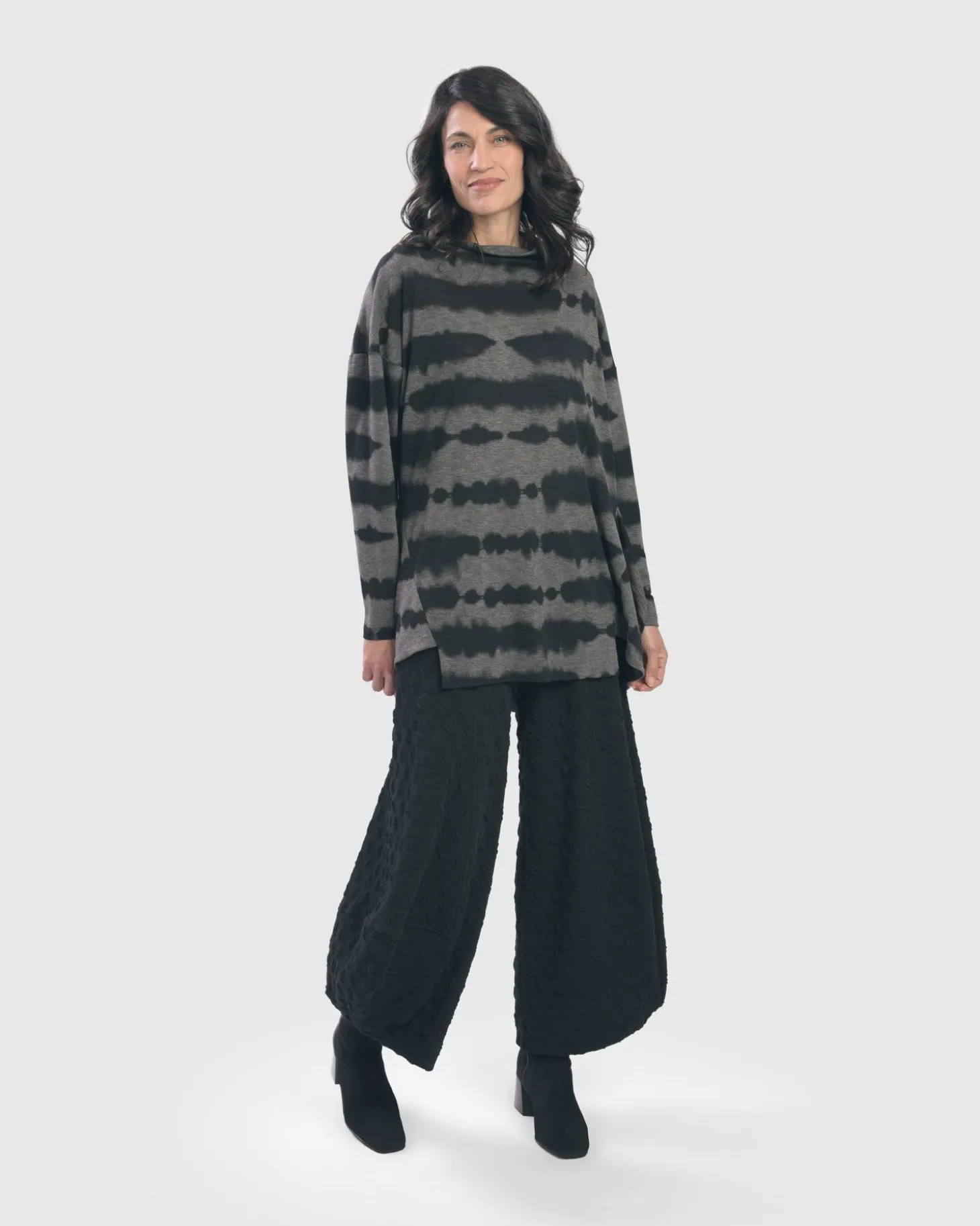 Women Alembika Pucker Dot Punto Pants, Black