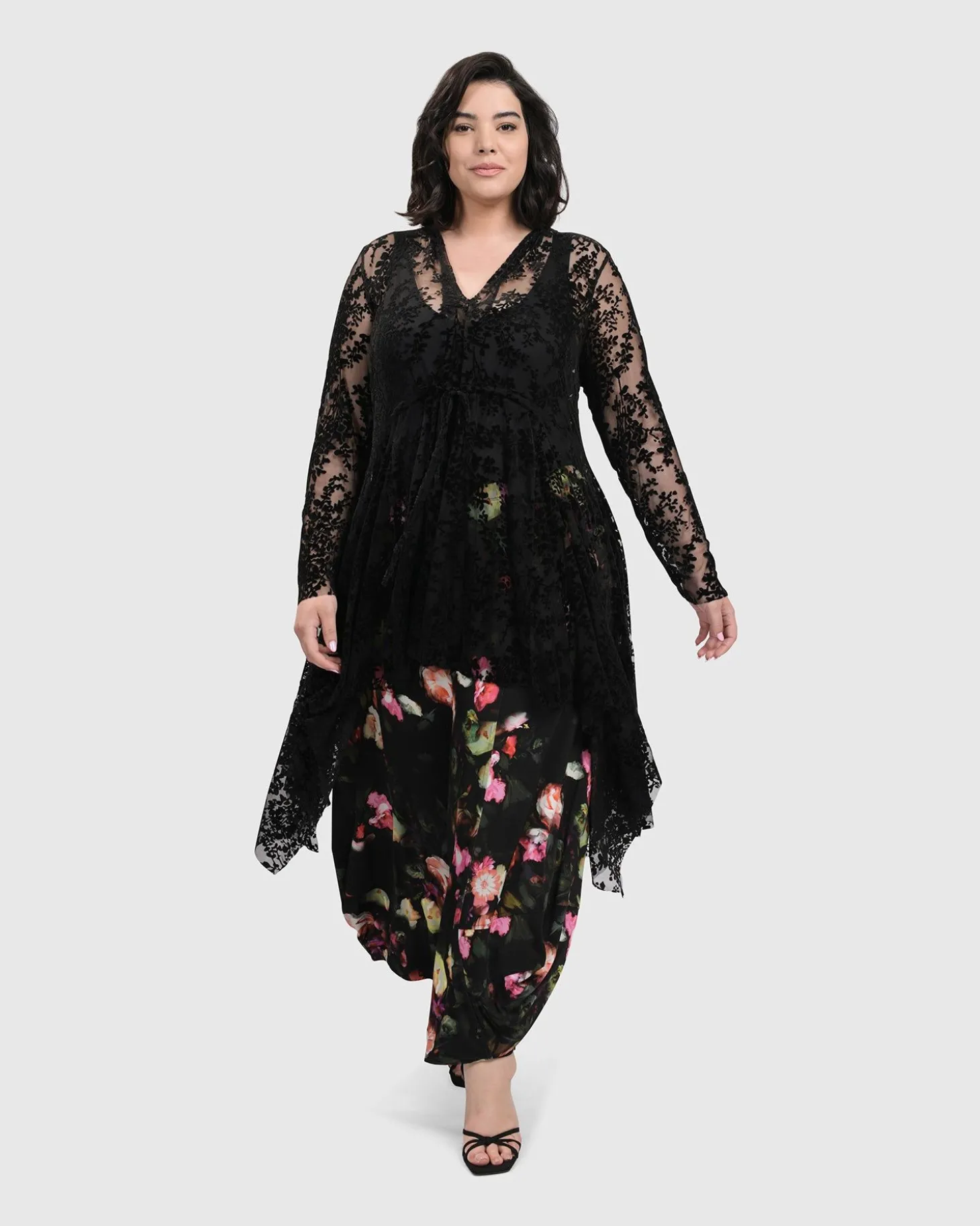 Women Alembika Racey Lacey Tunic Top, Lace