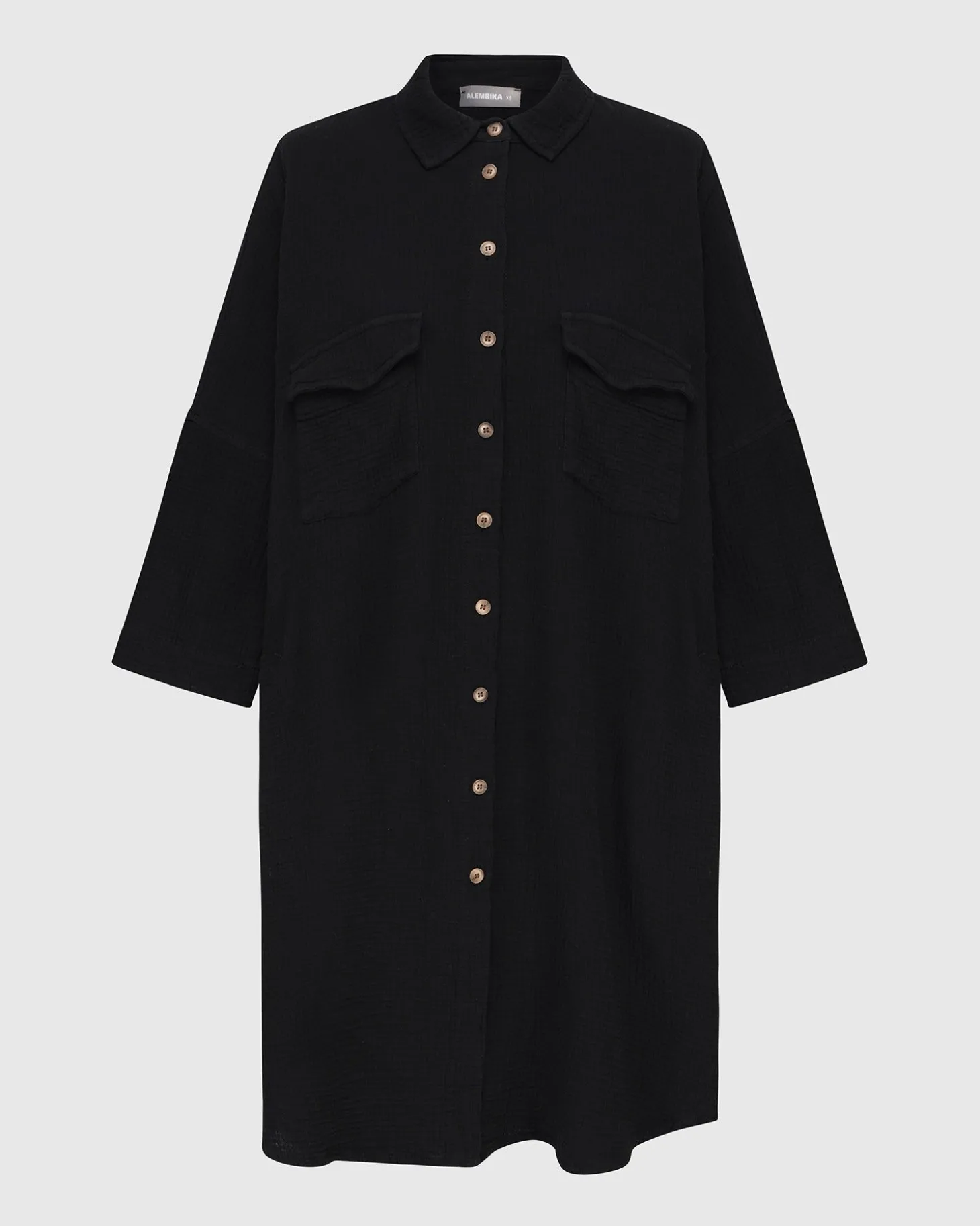 Women Alembika Recreation Shirt Dress, Black