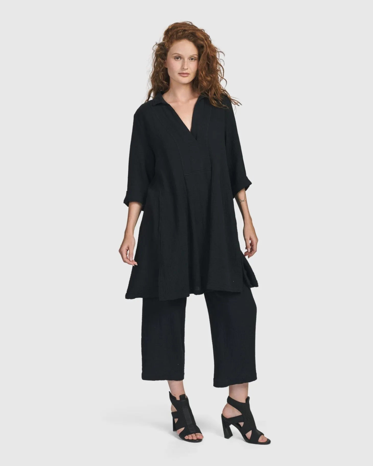 Women Alembika Recreation Tunic Top, Black